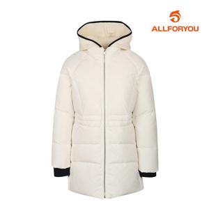 [올포유][올포유] 여성 니트 후드 볼륨 덕다운 점퍼 ALDJLA151-1