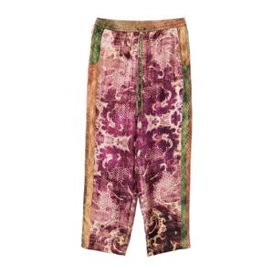 피에르루이마샤 퍼플 실크 프린티드 팬츠 ALOESPT10959 1015162