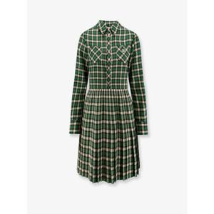 [CELINE] 라프리마 여성 원피스 타탄 울 미니 RR0CE0231 GAF1 EMERALD/CHALK/YELLOW /12