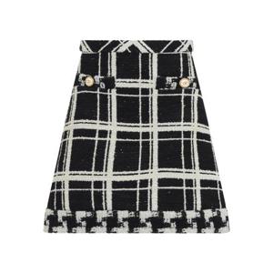 발렌티노 가라바니 미디 스커트 6B3RACM190N 0NA BLACK