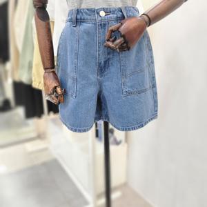 [비지트인뉴욕]아웃포켓 숏 데님 반바지 VB5DP41_US