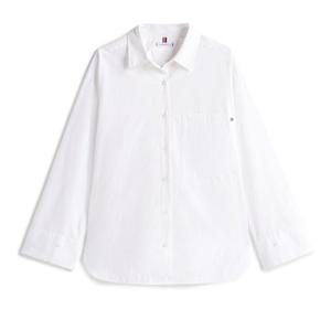 타미힐피거 옵틱 화이트 로고 셔츠 WW0WW45892 YCF