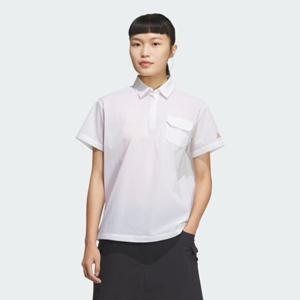 [아디다스 골프] JF4569 여성 우븐 반팔 폴로 셔츠