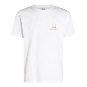 오프화이트 반팔 티셔츠 OMAA027F25JER0020110 WHITE