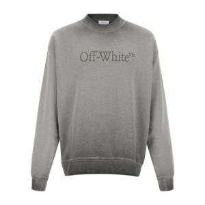 오프화이트 긴팔 티셔츠 OMBA054F25FLE00912121212 Gray