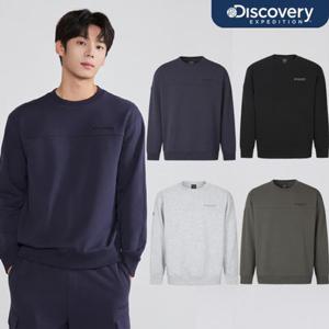 디스커버리 25FW 신상 남성/여성/공용 소로나웜 에센셜 트레이닝 맨투맨 티셔츠/니트/체온유지/세미오버핏 DXTR29054
