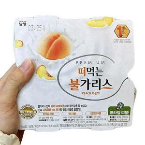 남양 떠먹는 불가리스 복숭아 4입 (85gx4) x 2개 a47875