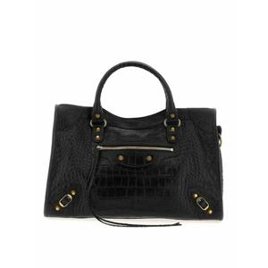 [BALENCIAGA] 라프리마 여성 크로스 바디 가방 Le 시티 백 M 핸드백 8230582AB091000 블랙 /8