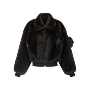 COPERNI Faux fur bomber jacket COPBL33F9015BRW