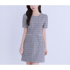 [로엠]반팔 트위드 미니원피스(2colors)_RMOWE25R16
