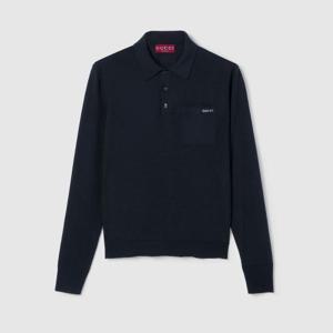 구찌 폴로 티셔츠 822597XKEP1 4632 BLUEWHITE