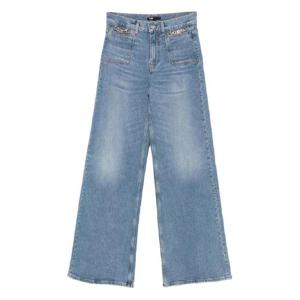 마쥬 체인 장식 플레어 진 MFPJE00772