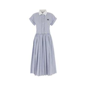 미우미우 원피스 MF5989SOOO174T F0W3B Stripped