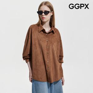 GGPX  스웨이드 버튼 셔츠 (GP9SH021F)