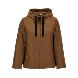 막스마라 더 큐브  GREENH 그린에이치 후드 여성 패딩 자켓 FW25 2529486024600051 5938441 Brown
