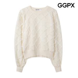 GGPX  다이아 패턴 포인트 니트 (GP9KP033F)