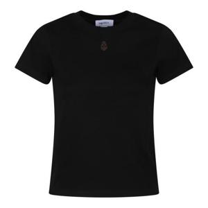 알렉산더 맥퀸 반팔 티셔츠 819193QLAEH1000 BLACK