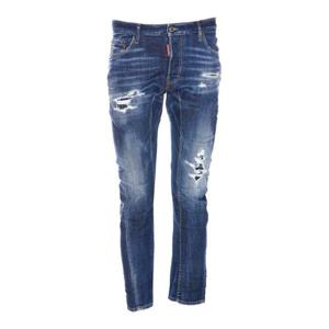 디스퀘어드2 스트레이트 팬츠 S74LB1334S30342470 Blue