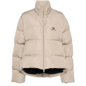 발렌시아가 로고 자수 패딩 재킷 772262TPO06
