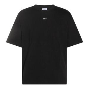 오프화이트 반팔 티셔츠 OMAA120F25JER008 1001 BLACK