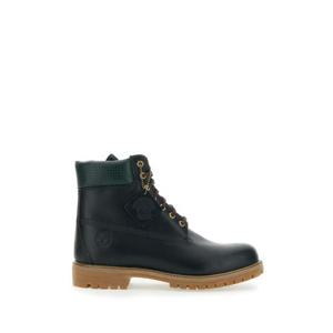 TIMBERLAND Green Water Proof Boots with Logo Plate in Leather Man TB0A2P6WEEQ