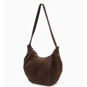 [질스튜어트핸드백]다크브라운 이태리스웨이드 세이지 호보백 겸 슬링백 M JABA5F621 W3