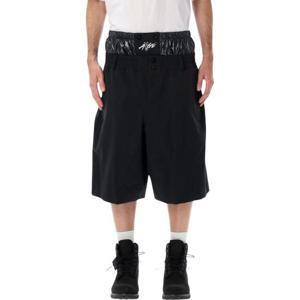 Moncler Asap Rocky 숏팬츠 25A2B00001M7556 999 Black