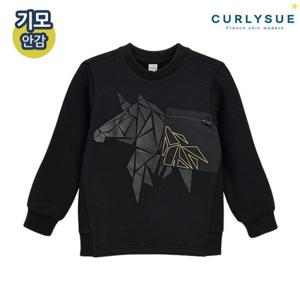 [CURLYSUE][컬리수] 유니콘 맨투맨티셔츠(기모) CNW1GQTS52