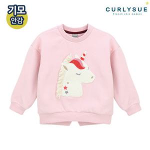 [CURLYSUE][컬리수] 트렌디 패치맨투맨(기모) CNW1GATS06