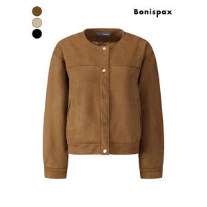 [보니스팍스]클래식 버튼업 스웨이드 자켓 (XP9JK011M0)