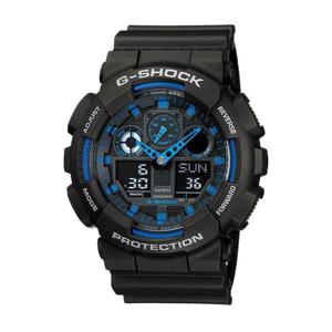 CASIO 지샥 GA-100-1A2 빅페이스 범블비 블루블랙