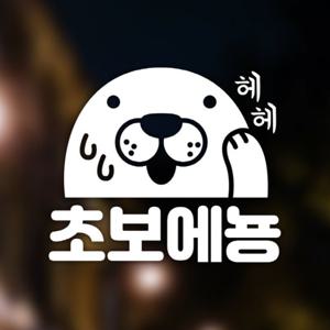[아도라하우스]초보운전 포인트 스티커 초보에뇽