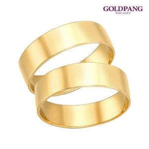 골드팡 18k 평반지 커플링 - 1.875g