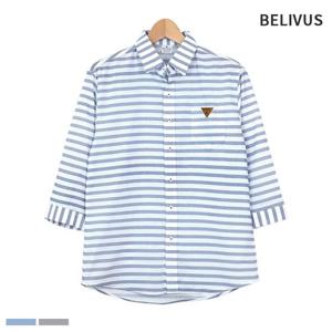 [빌리버스]빌리버스 남성 7부 셔츠 BMS032 남자 단가라 캐주얼