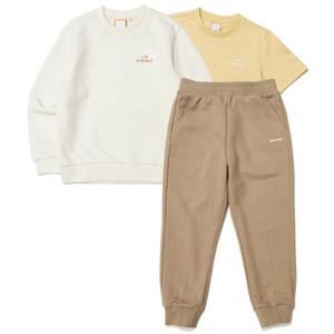 [백화점][택가 139,000원]ESSENTIAL 에센셜 키즈 3PCS 세트 JUU23201 반팔,맨투맨,조거팬츠