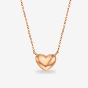 [하리쥬얼리] 14K 통통하트 목걸이