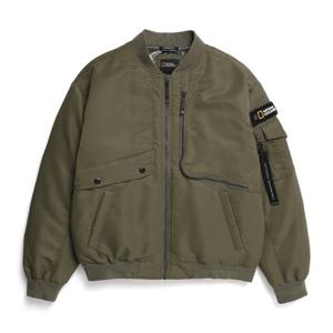내셔널지오그래픽 N224UDW960 포켓 덕 다운 항공 점퍼 KHAKI