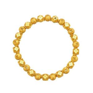 [한국금다이아몬드] 남자 순금 팔찌 염주 묵주 불교 만자 24K 37.5g