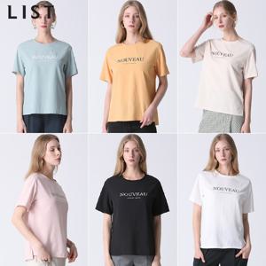 [리스트] 심플 레터링 티셔츠 블라우스