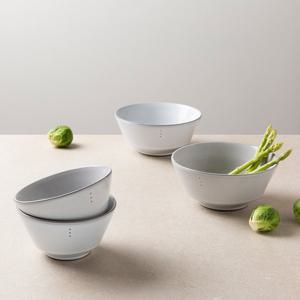 [한국도자기][Conte du Jour] 콩트 라이스볼 공기대접세트 4p (밥공기2p,국그릇2p)