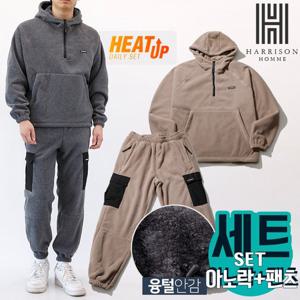 [해리슨]미들 웨스트 플리스 후드 아노락%2b조거 팬츠 셋업 WSPC1461