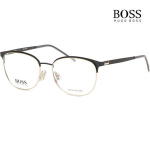 [룩플러스]휴고 보스 안경테 BOSS1165 I46 블랙 골드 명품 초경