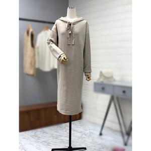 [애티쉬]소프트 후드 니트원피스 BOP1R709
