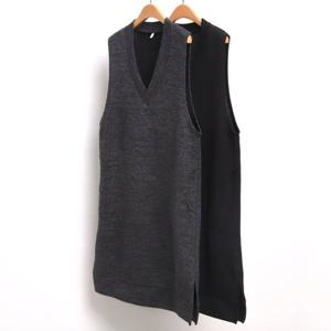 [아이우먼]빅사이즈사랑해요 8009L312 조끼골지브이원피스 MN