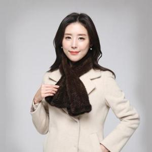[노블밍크]노블밍크 311-2 밍크 숏 머플러