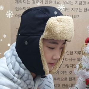 블랙 1개 군밤 장수 모자 뽀글이 귀달이 귀 덮개 마개
