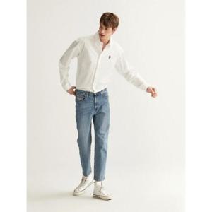 후아유 WHTJD2323M 공용 테이퍼드 데님