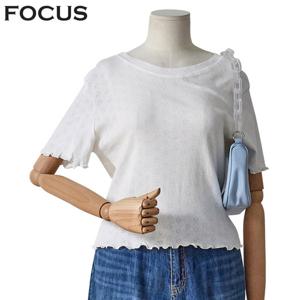 [포커스]하트펀칭 롤링 반팔티_FM3D7TS0322