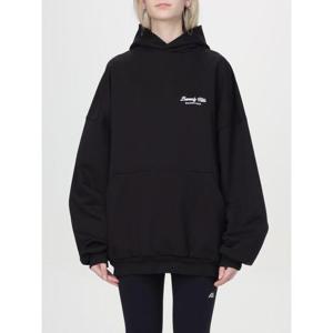 발렌시아가 후드 티셔츠 739024TQVS7 9034 Black