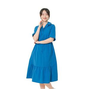 [올리비아하슬러] 허리주름 플레어 롱 원피스 _OHDMOP102